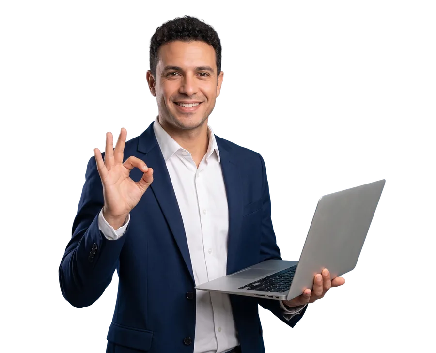 Consultor de eFile con laptop
