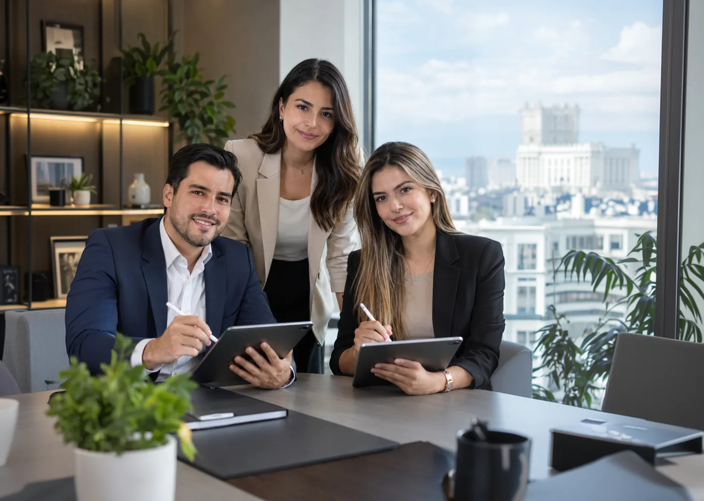 Equipo revisando documentos firmados con Quality Sign